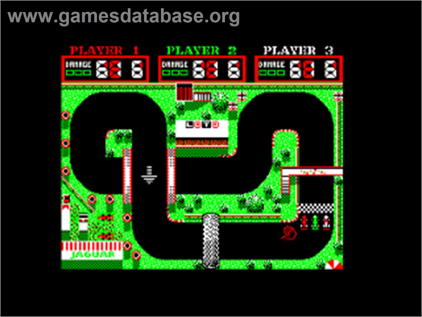 Grand Prix Simulator 2 - Amstrad CPC - Artwork - In Game