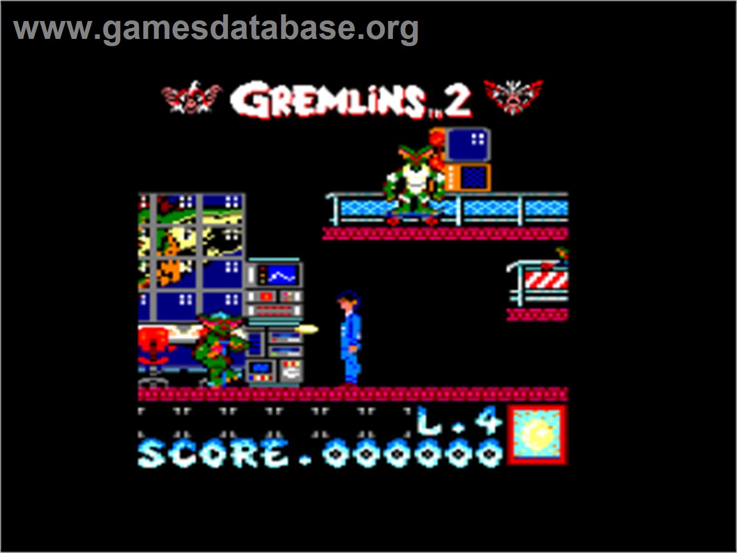 Gremlins 2 - The New Batch - Amstrad CPC - Artwork - In Game