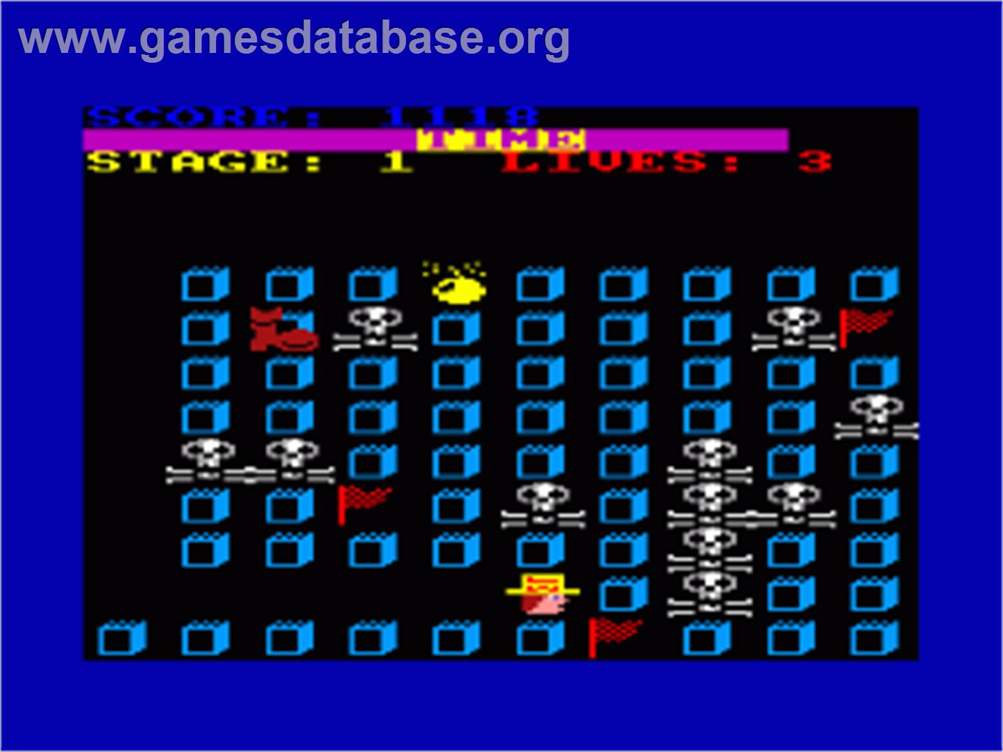 Grid Trap - Amstrad CPC - Artwork - In Game