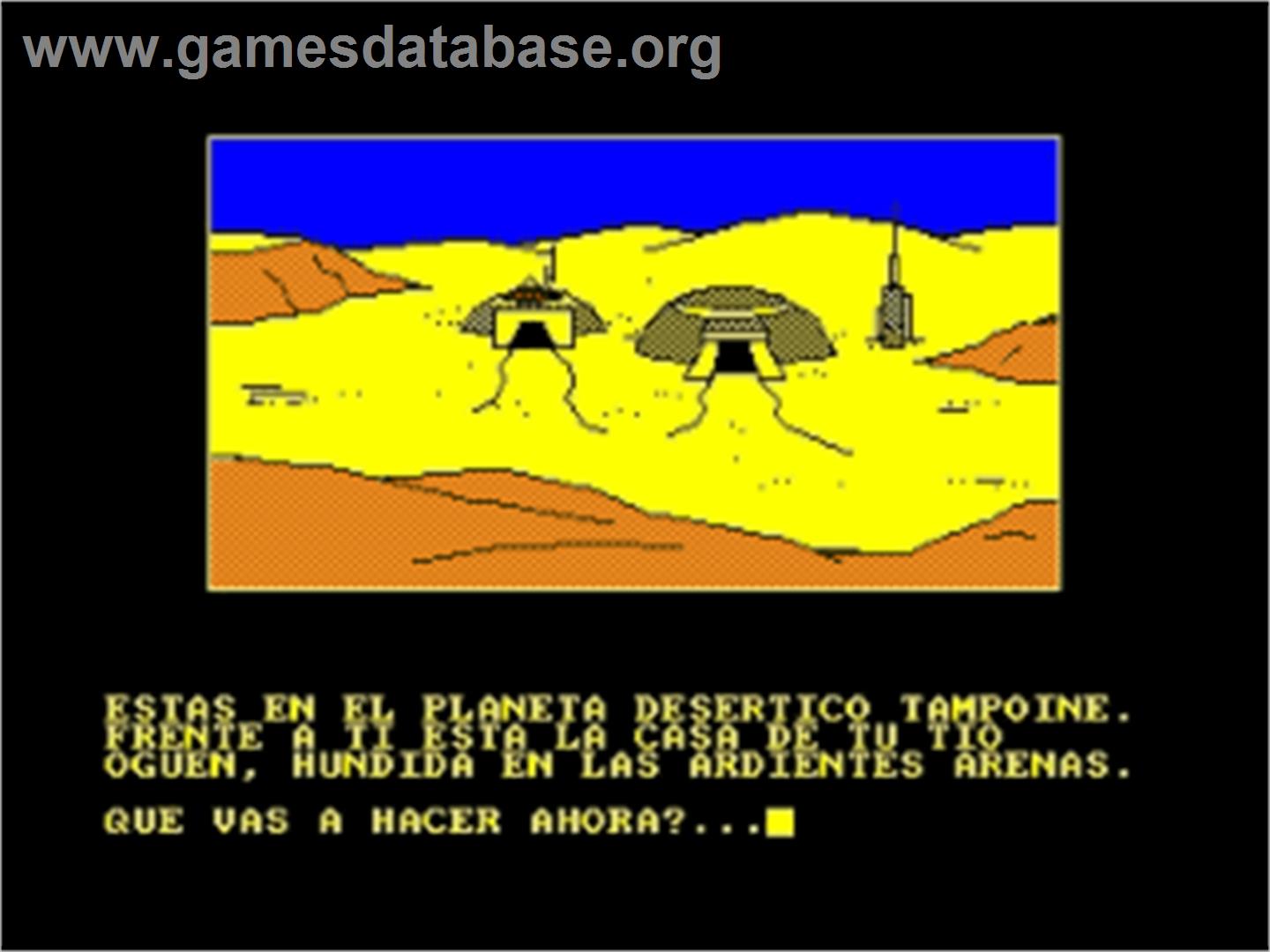 Guerra De Las Vajillas, La - Amstrad CPC - Artwork - In Game