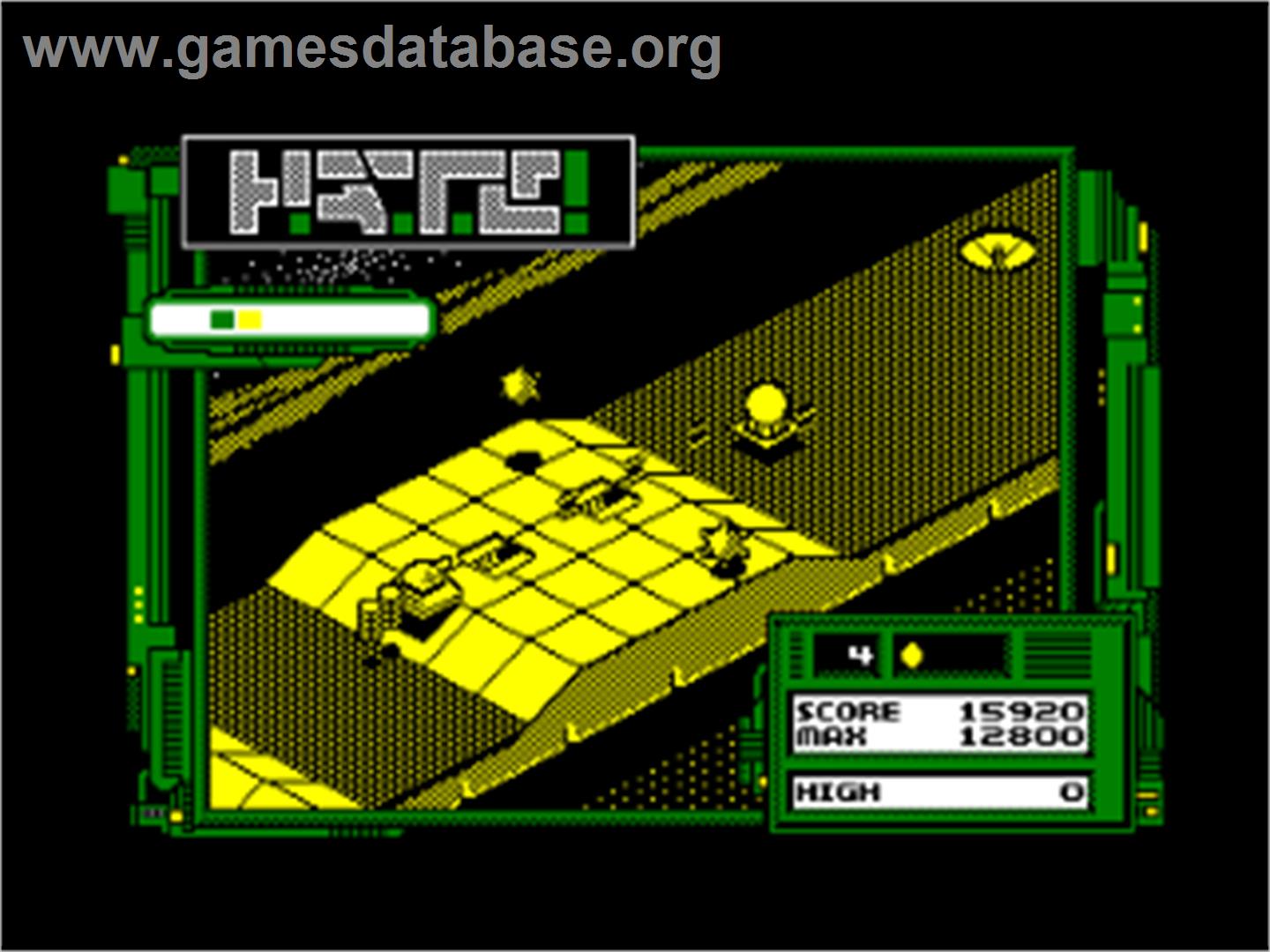 HATE: Hostile All Terrain Encounter - Amstrad CPC - Artwork - In Game