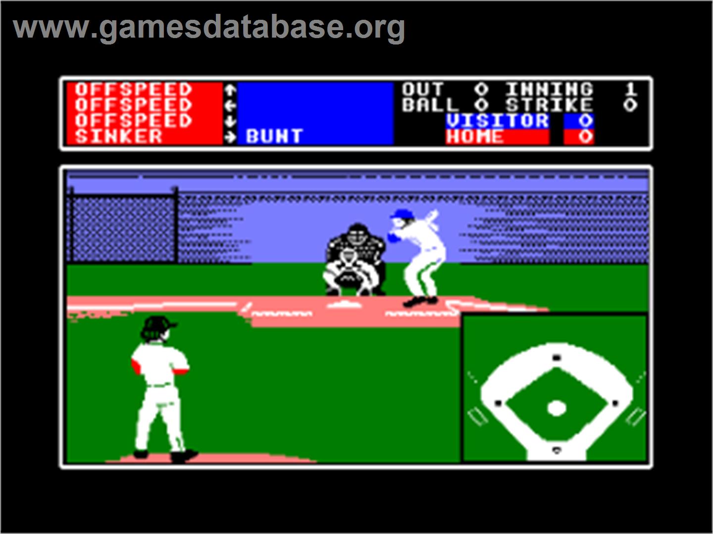 HardBall - Amstrad CPC - Artwork - In Game