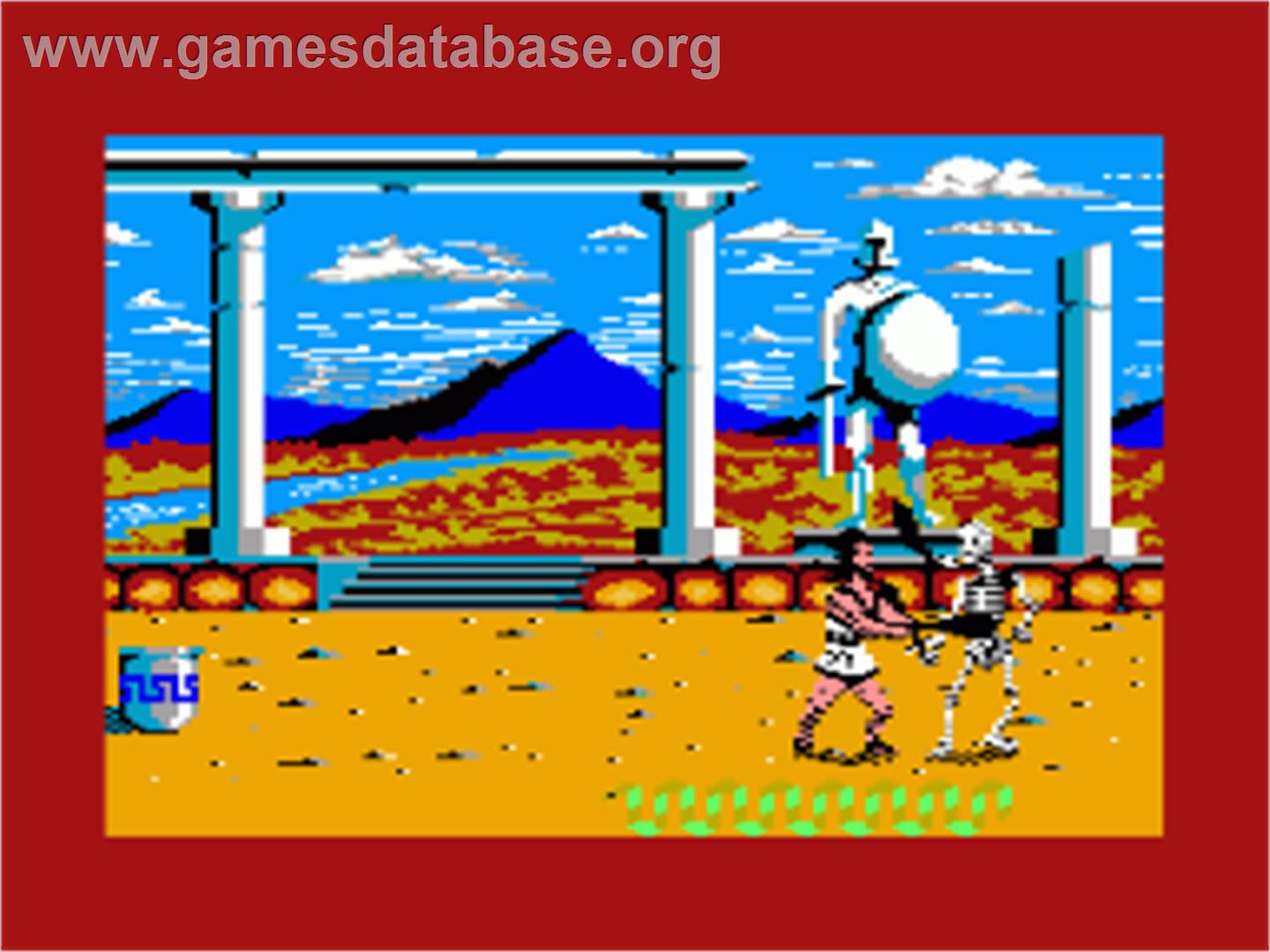 Hercules: Slayer of the Damned - Amstrad CPC - Artwork - In Game