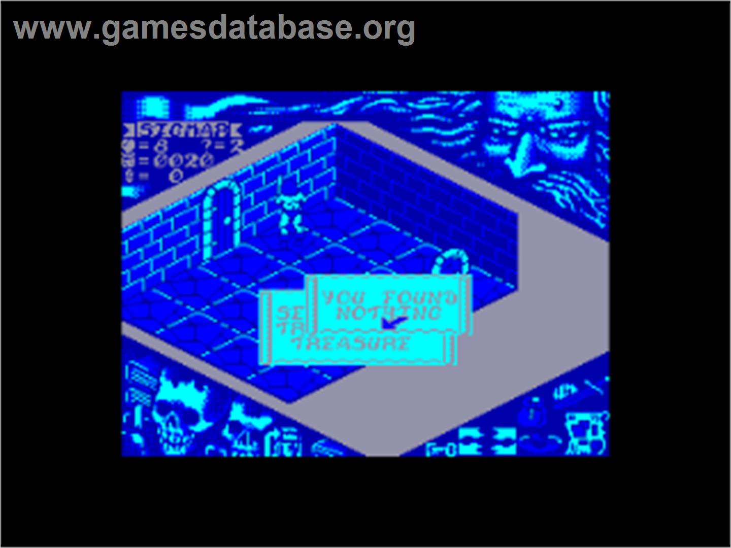 Hero Quest: Return of the Witch Lord - Amstrad CPC - Artwork - In Game