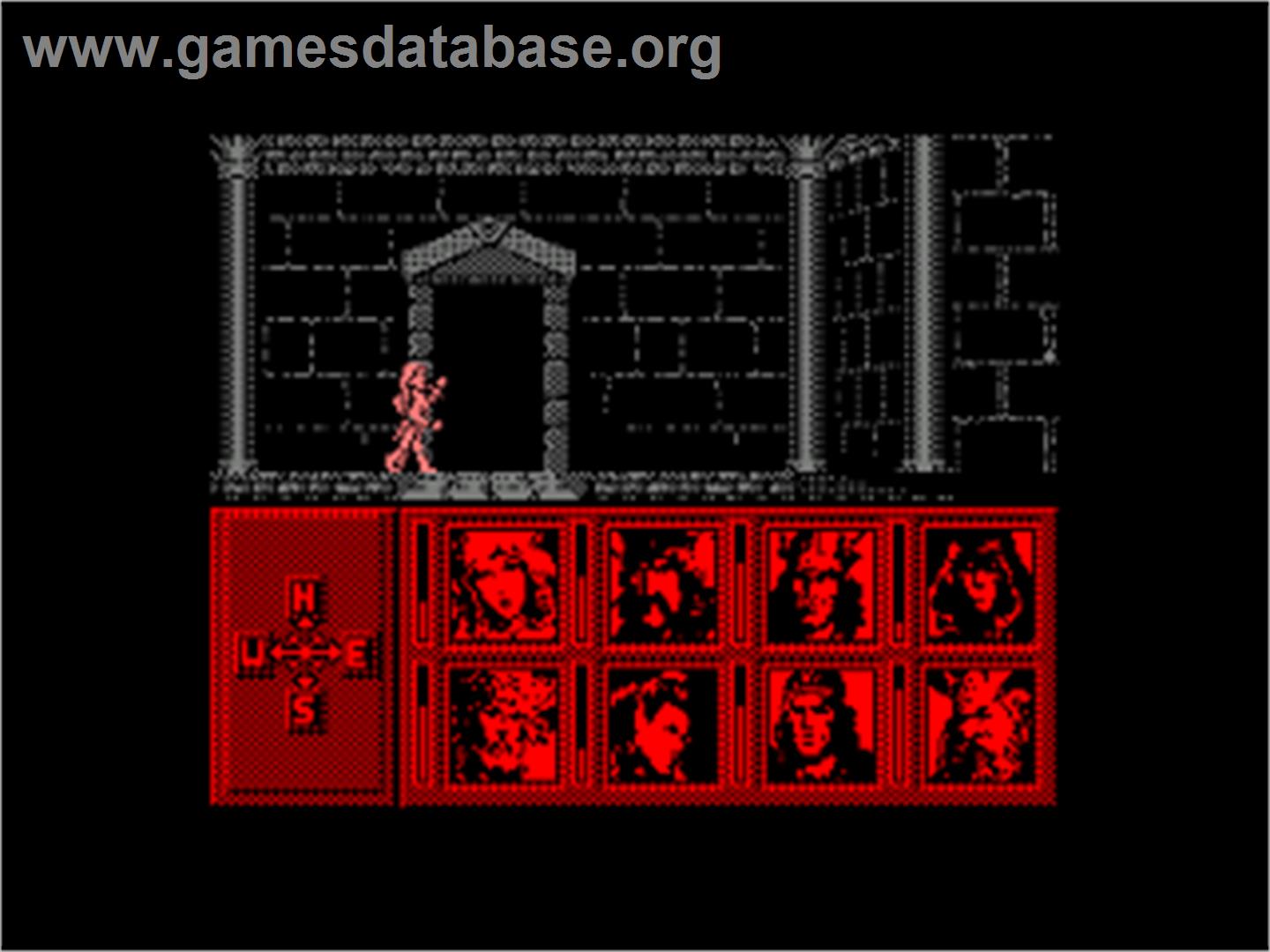 Heroes Of The Lance - Amstrad CPC - Artwork - In Game