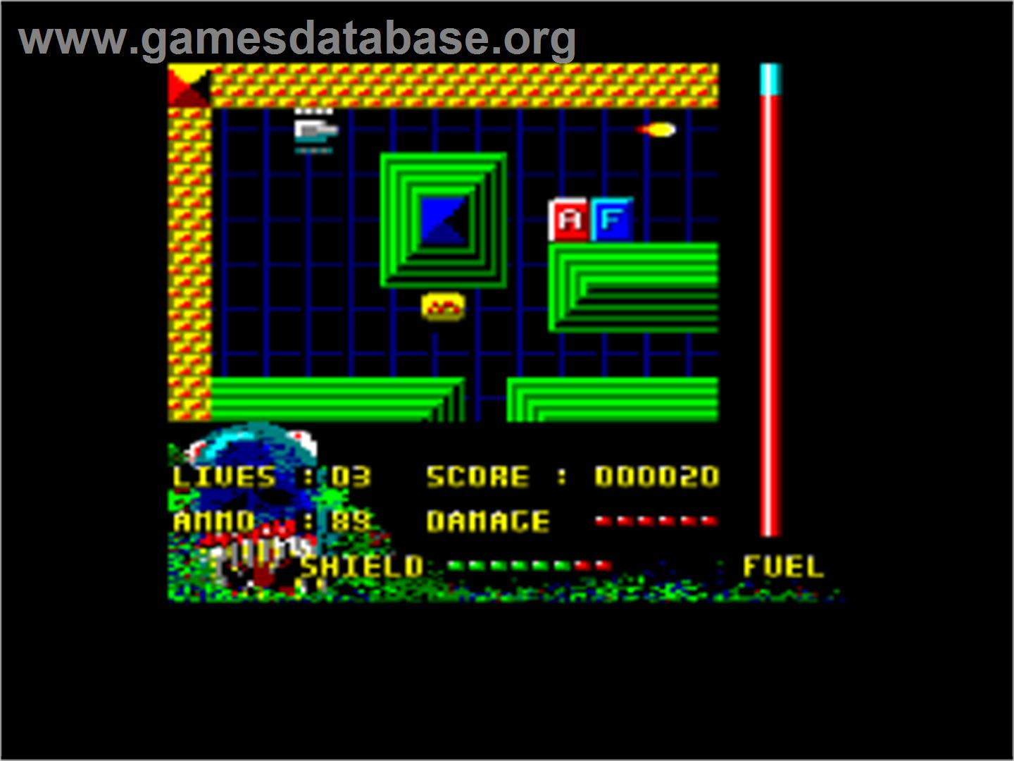 Hideous - Amstrad CPC - Artwork - In Game