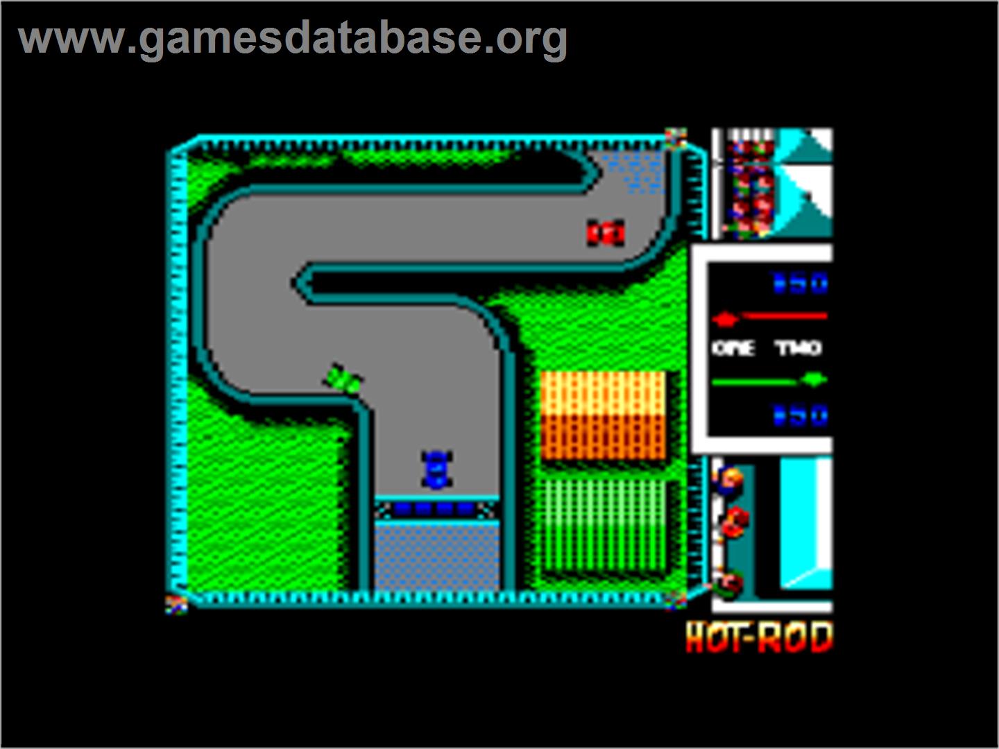 Hot Rod - Amstrad CPC - Artwork - In Game
