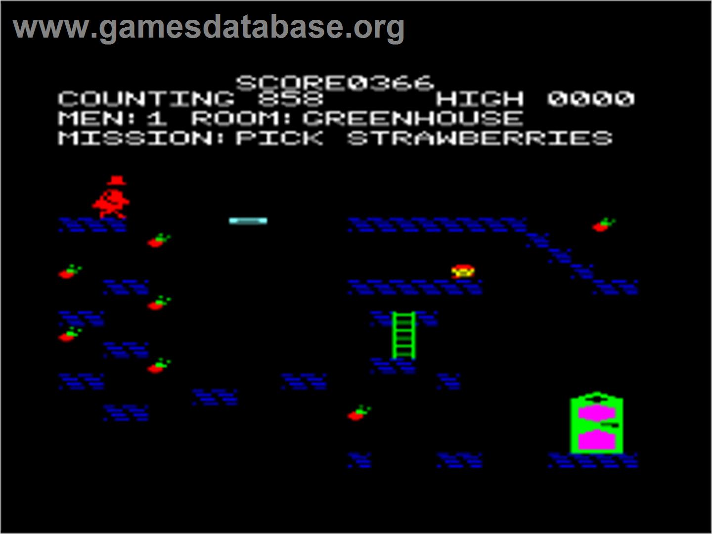 House Of Usher - Amstrad CPC - Artwork - In Game