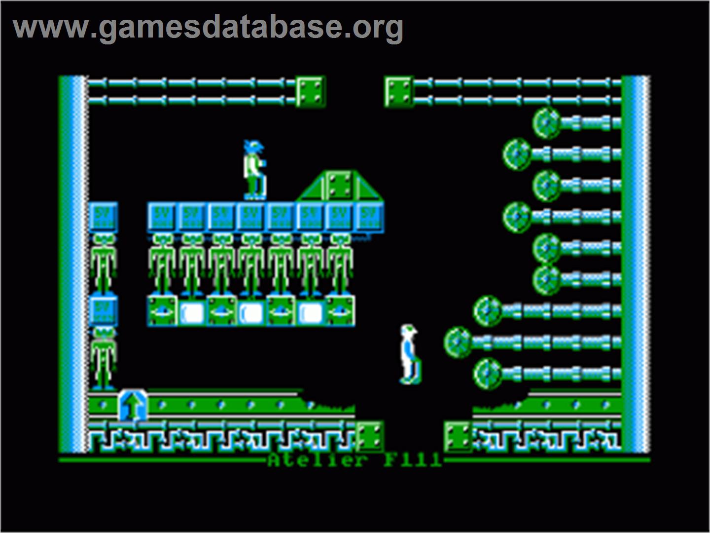 Humanoid - Amstrad CPC - Artwork - In Game