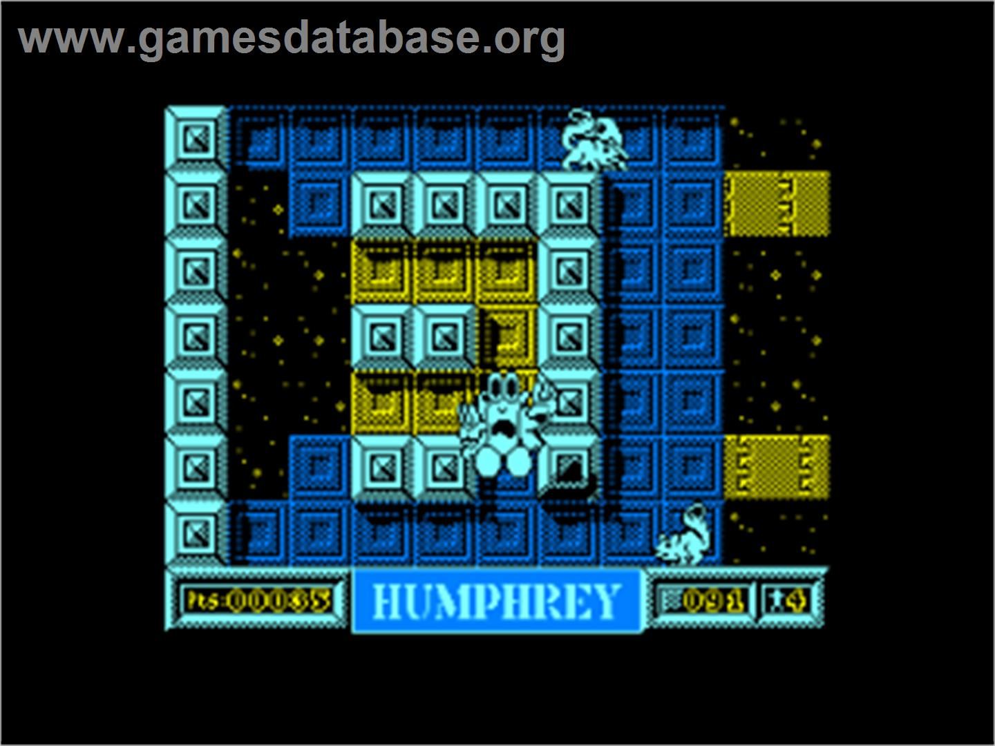 Humphrey - Amstrad CPC - Artwork - In Game