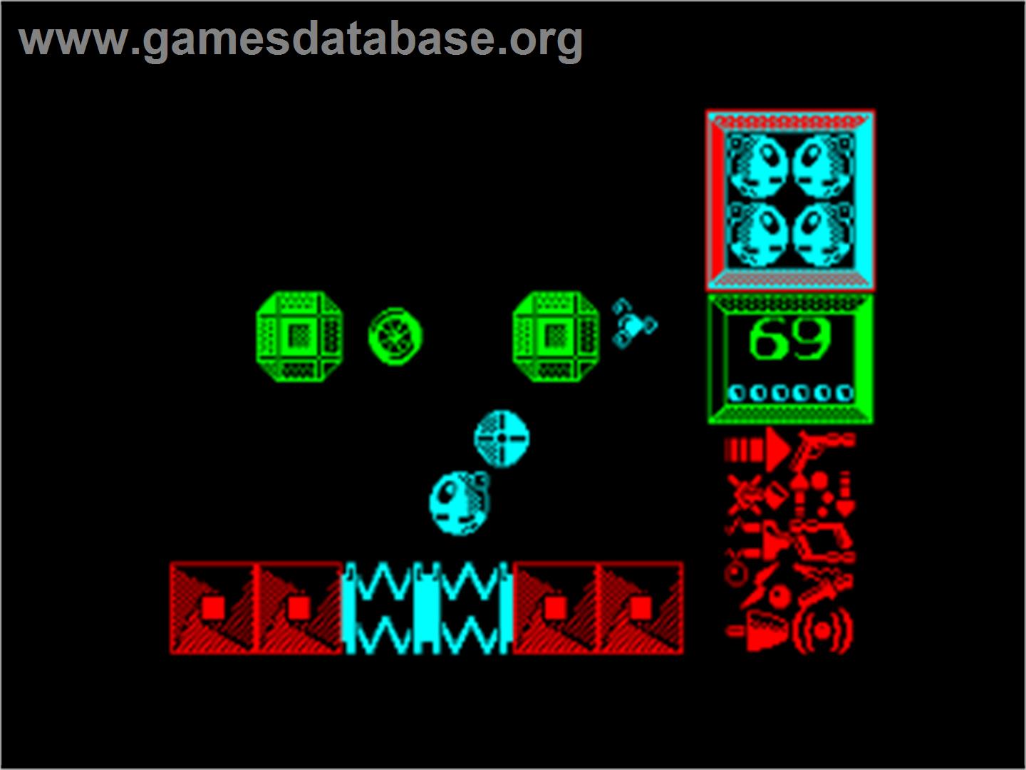 I, Ball - Amstrad CPC - Artwork - In Game