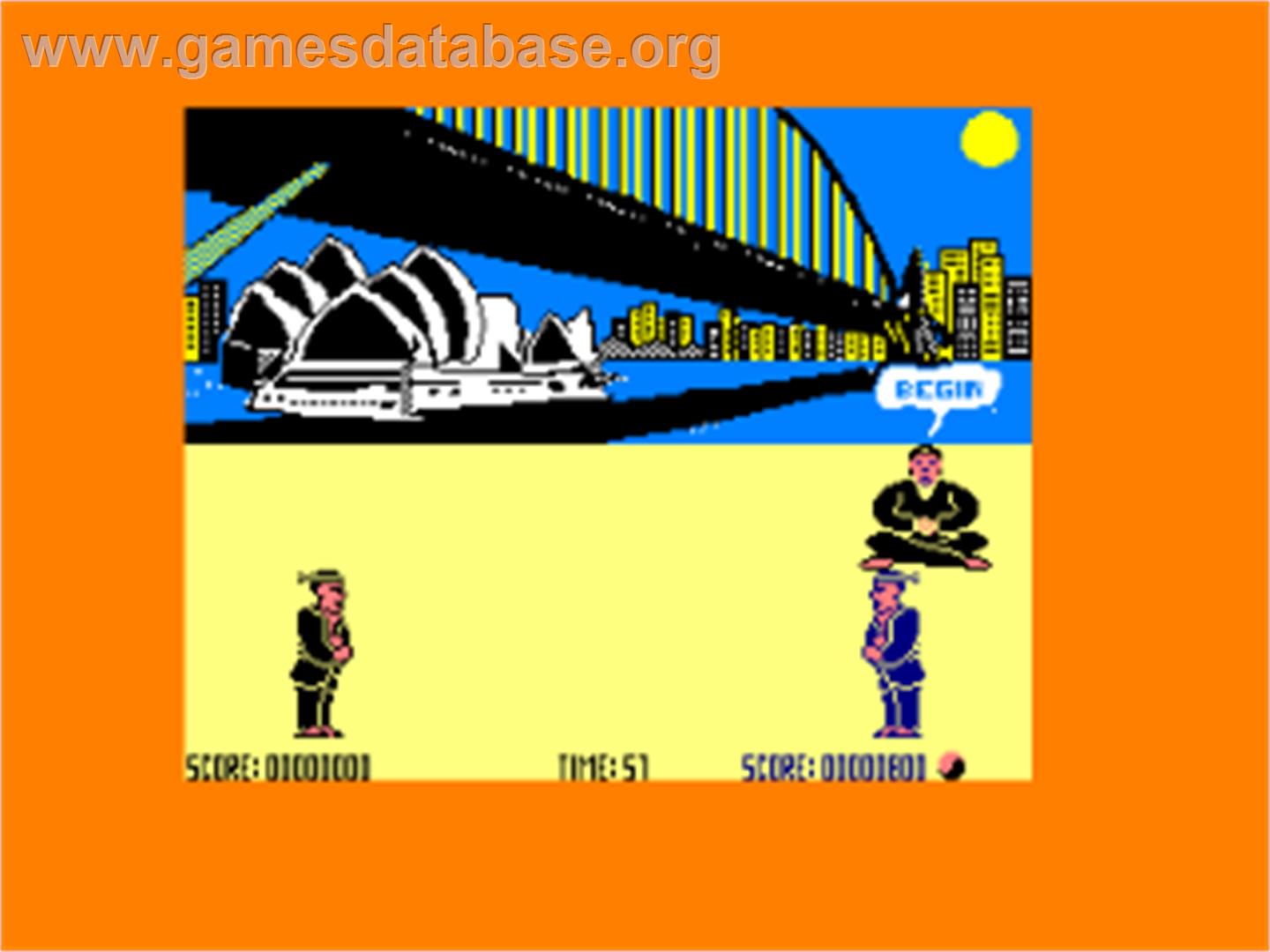 International Karate - Amstrad CPC - Artwork - In Game