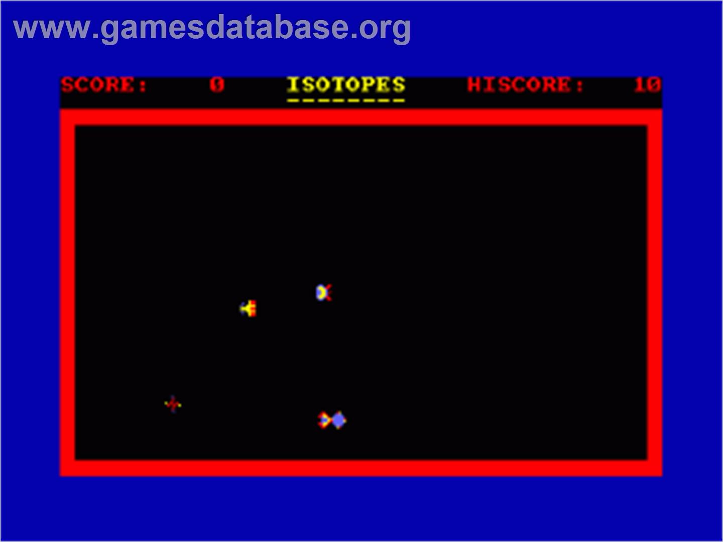 Isotopes - Amstrad CPC - Artwork - In Game