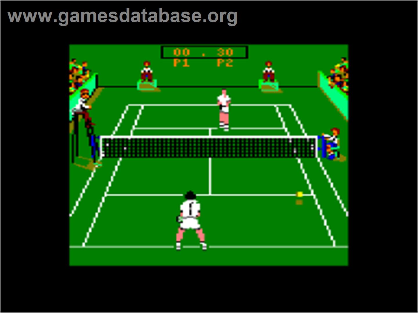 Jimmy Connors' Pro Tennis Tour - Amstrad CPC - Artwork - In Game