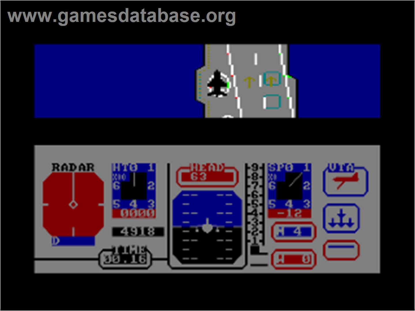 Jump Jet - Amstrad CPC - Artwork - In Game