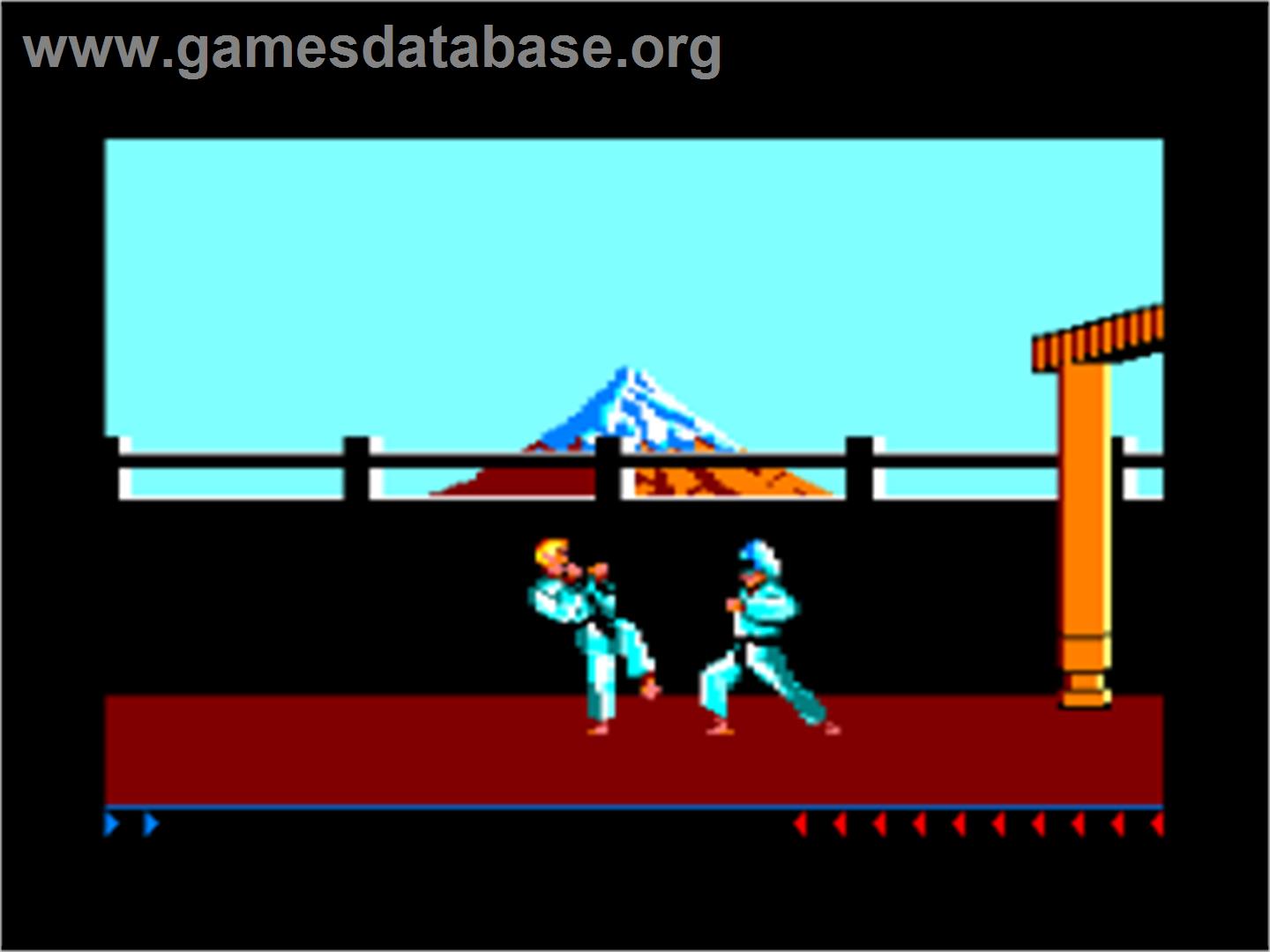 Karateka - Amstrad CPC - Artwork - In Game