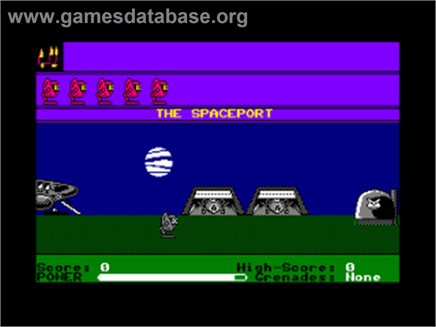 Kat Trap - Planet of the Cat-Men - Amstrad CPC - Artwork - In Game
