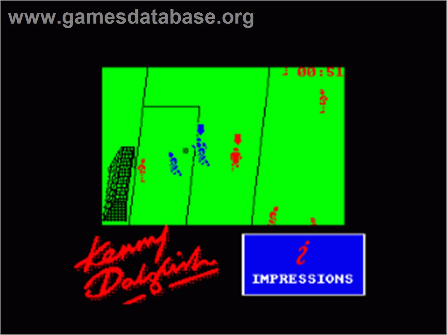 Kenny Dalglish Soccer Match - Amstrad CPC - Artwork - In Game