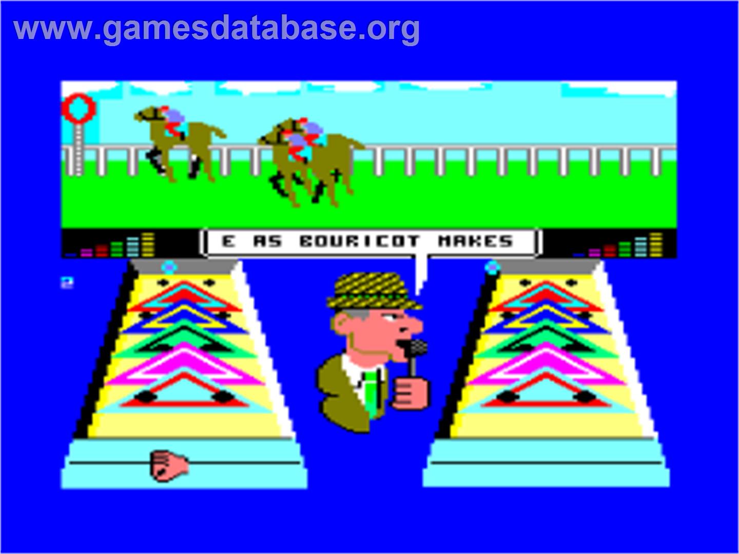 Kentucky Racing - Amstrad CPC - Artwork - In Game