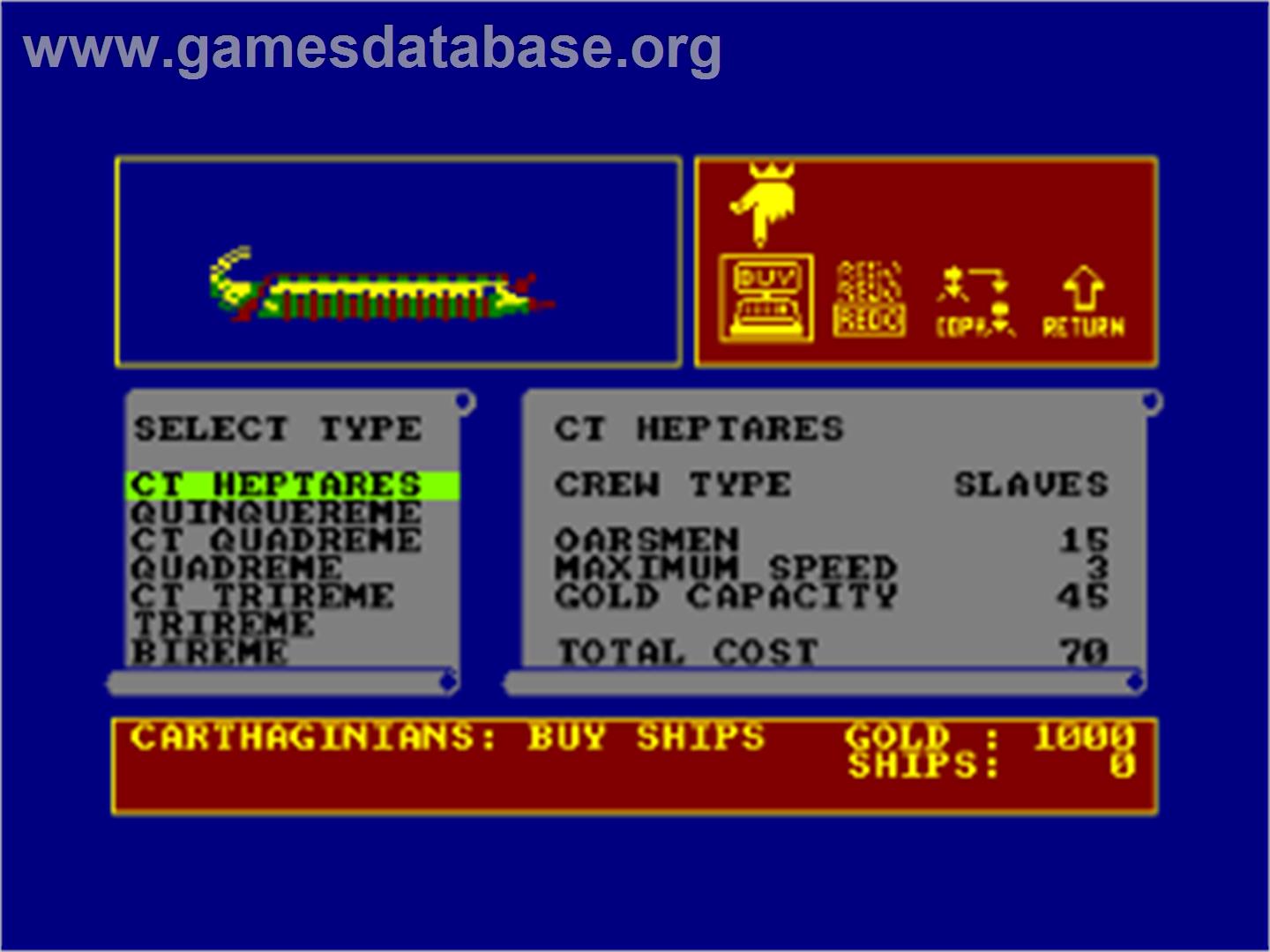 Legions Of Death - Amstrad CPC - Artwork - In Game
