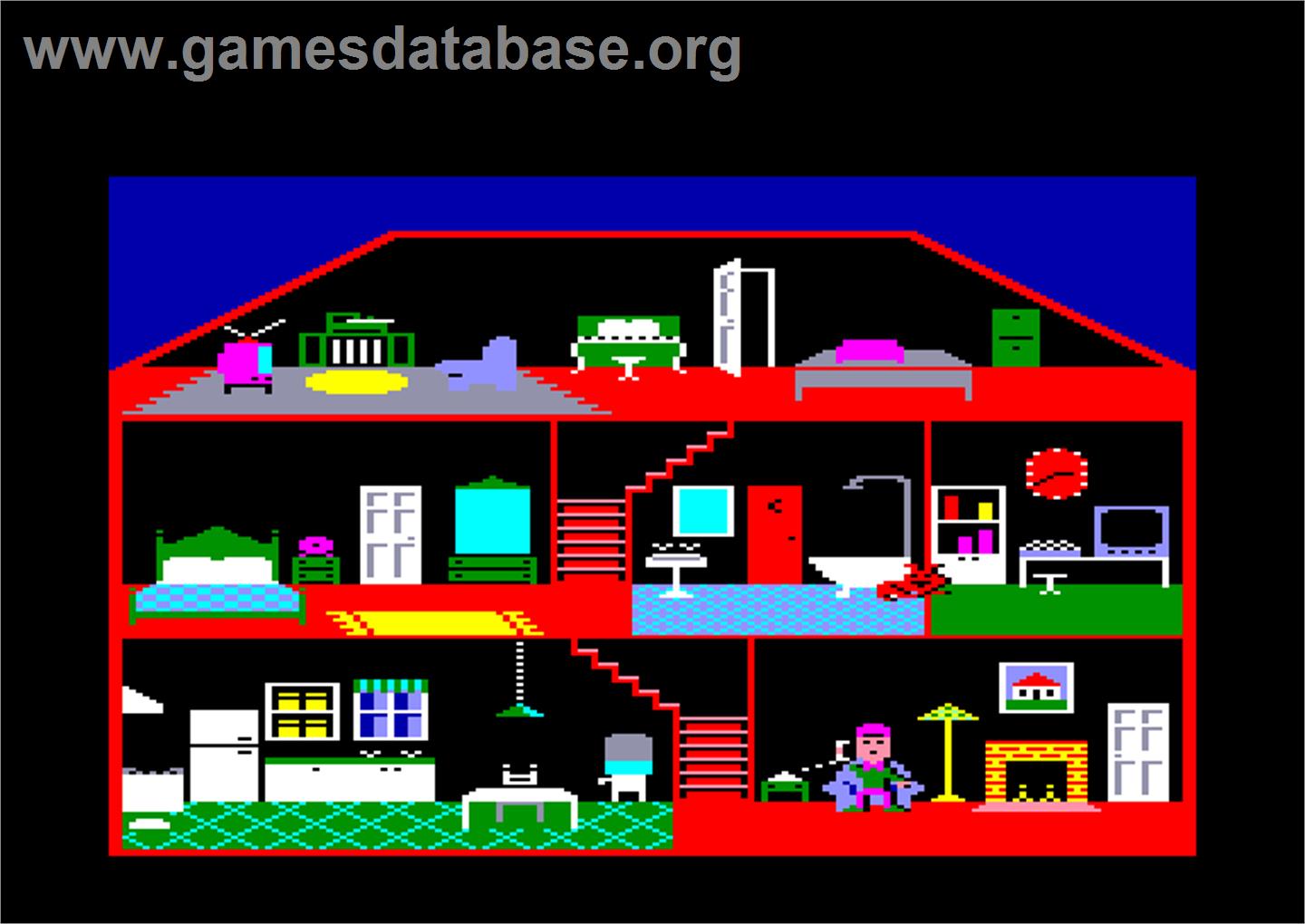 Little Computer People - Amstrad CPC - Artwork - In Game