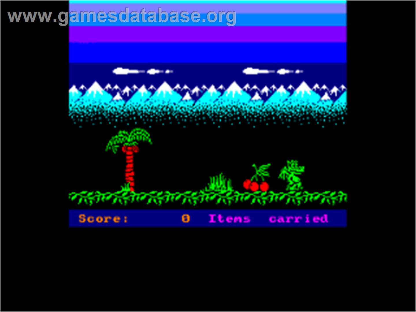 Little Puff in Dragonland - Amstrad CPC - Artwork - In Game