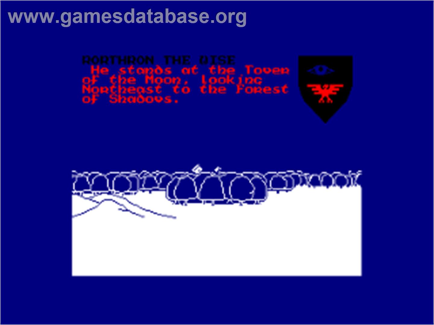 Lords Of Midnight - Amstrad CPC - Artwork - In Game