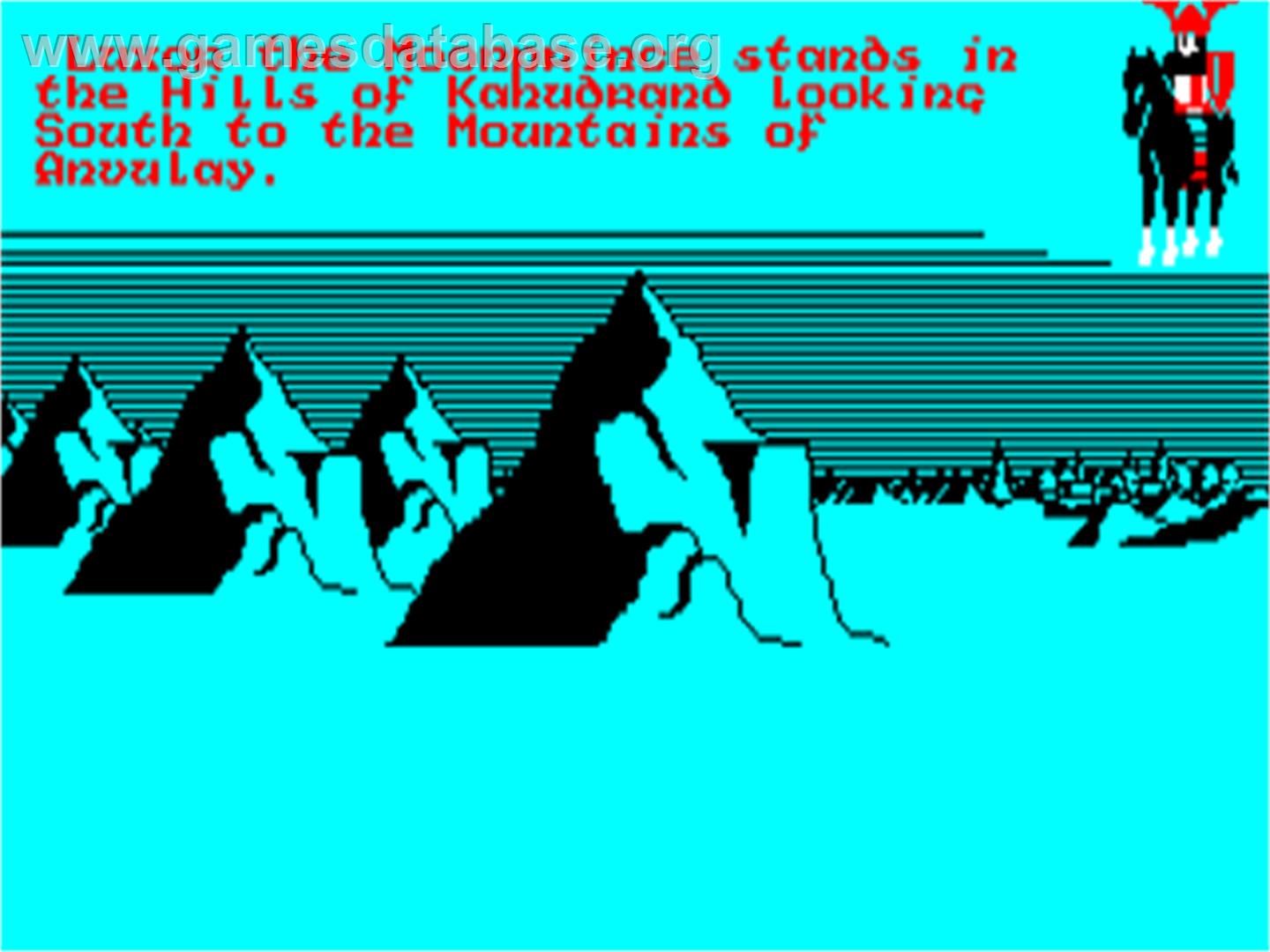 Lords of Midnight 2 - Amstrad CPC - Artwork - In Game