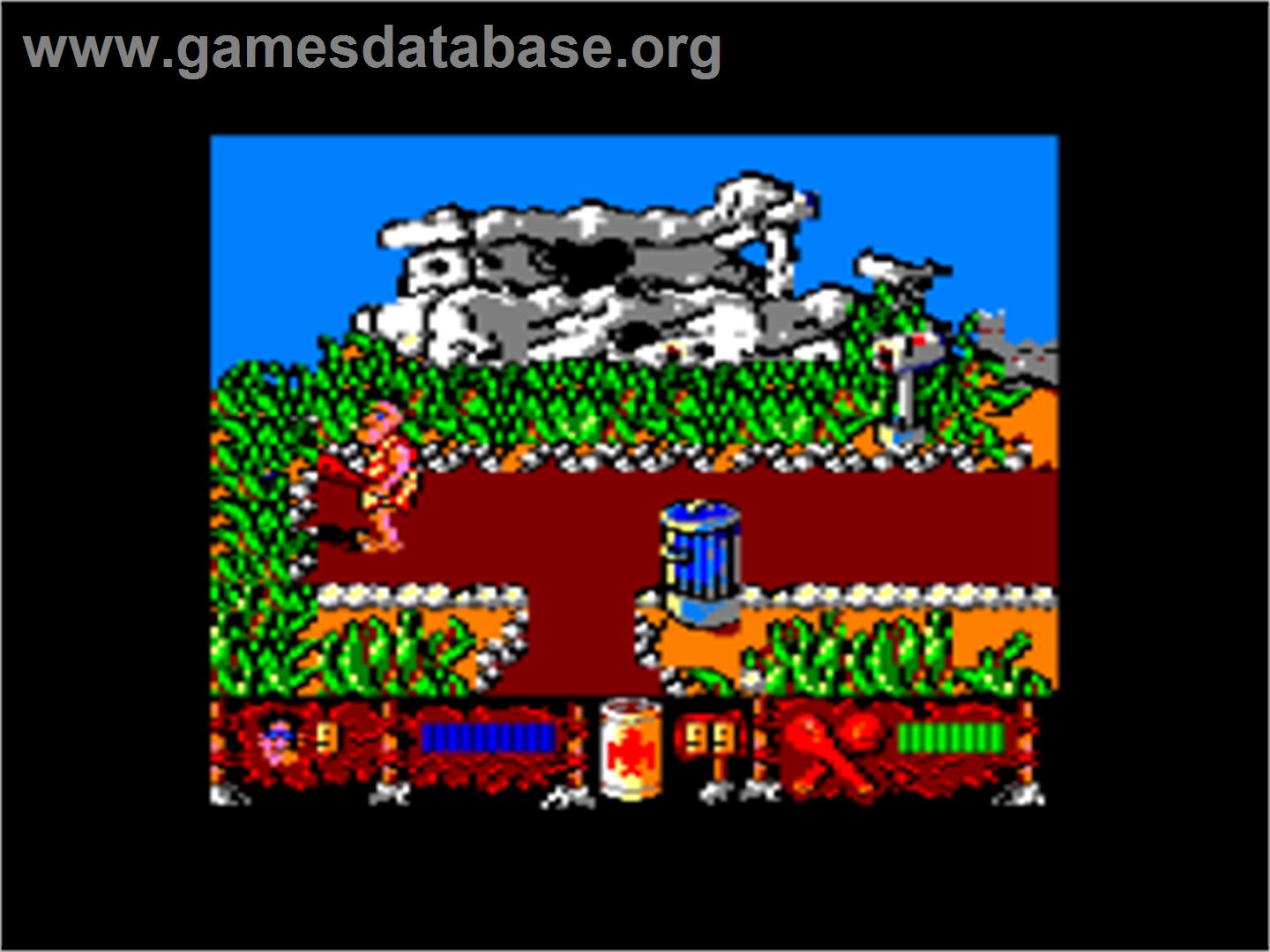 Los Inhumanos - Amstrad CPC - Artwork - In Game