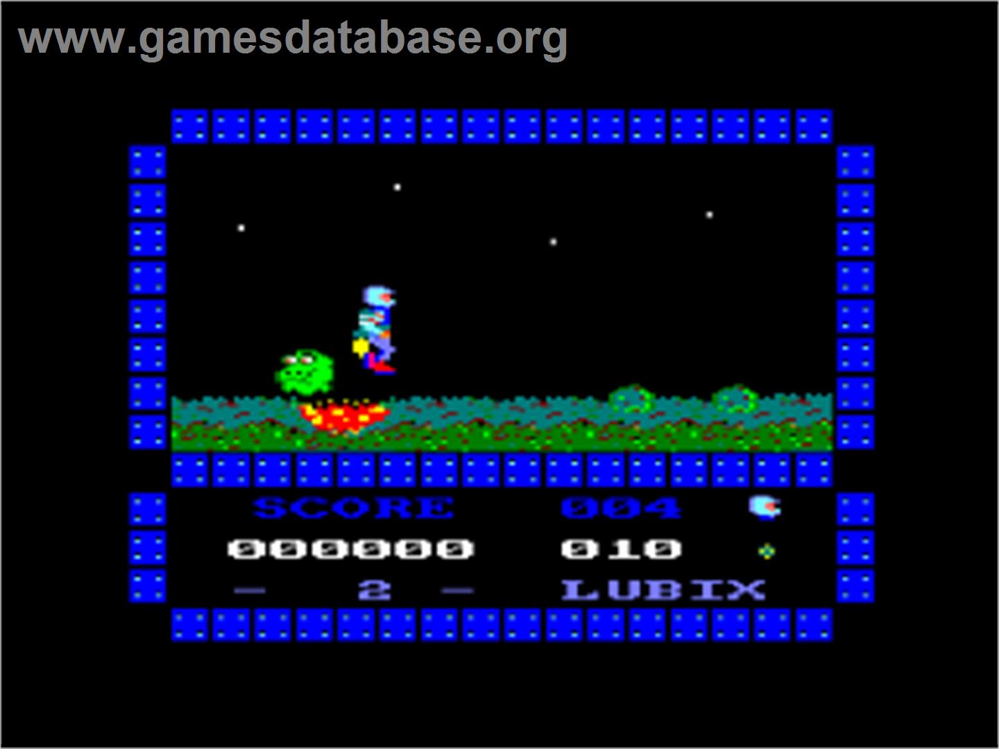 Lubix - Amstrad CPC - Artwork - In Game
