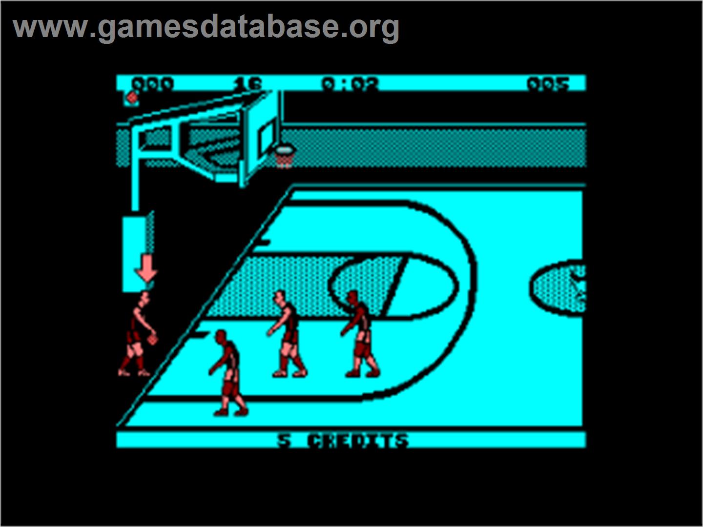 Magic Johnson's Fast Break - Amstrad CPC - Artwork - In Game