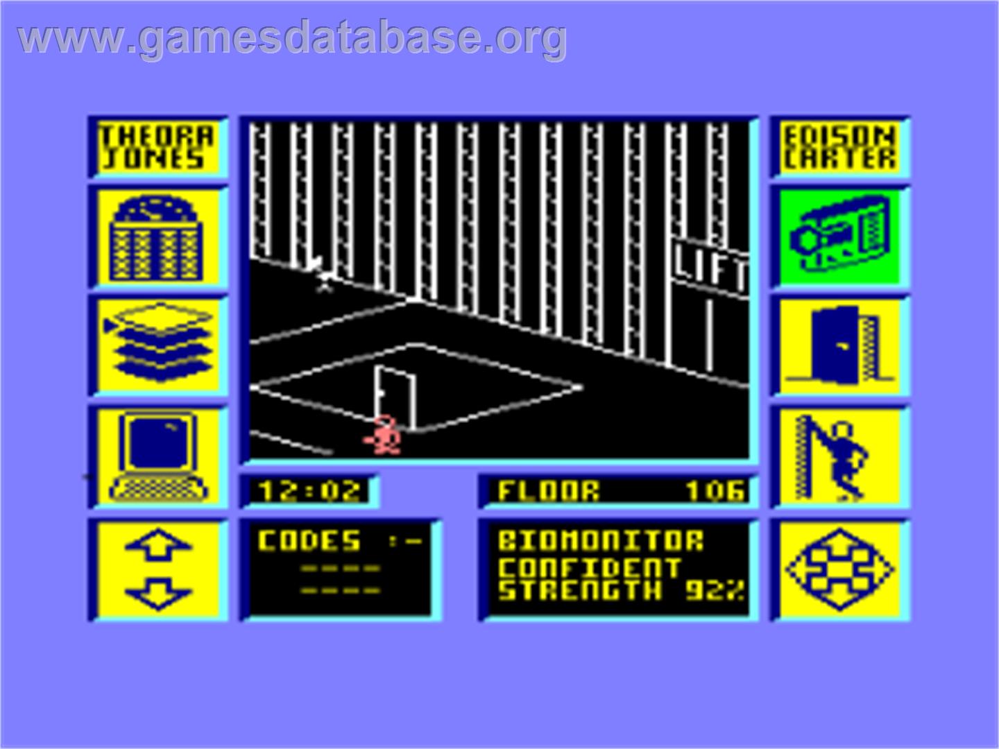 Max Headroom - Amstrad CPC - Artwork - In Game