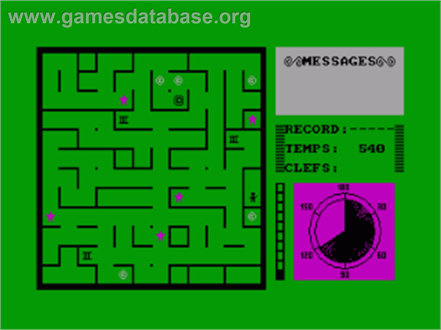 Maze - Amstrad CPC - Artwork - In Game