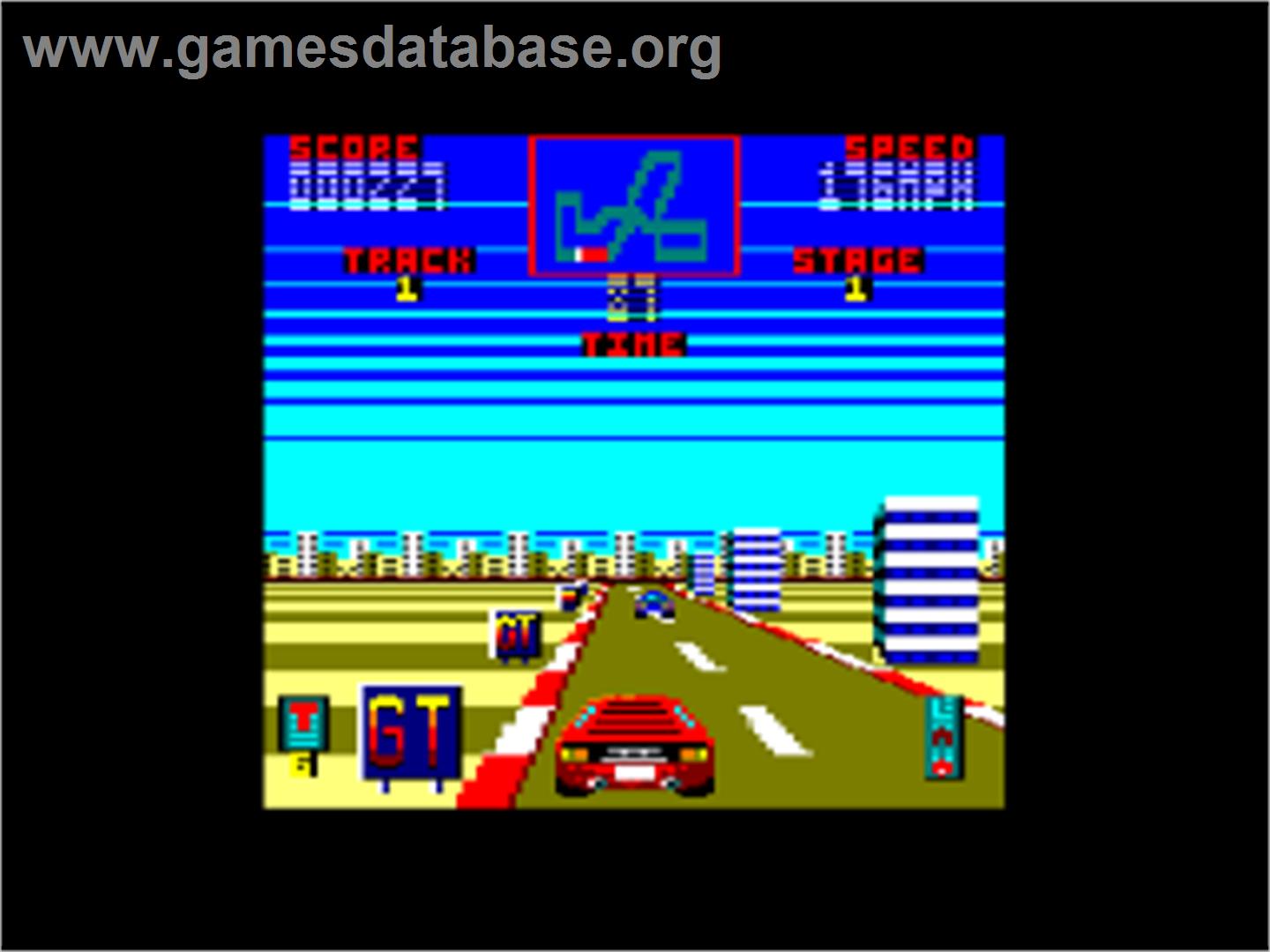 Miami Cobra GT - Amstrad CPC - Artwork - In Game