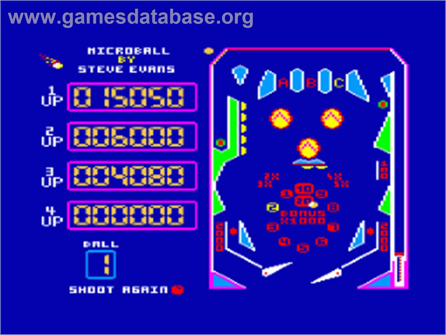 Microball - Amstrad CPC - Artwork - In Game