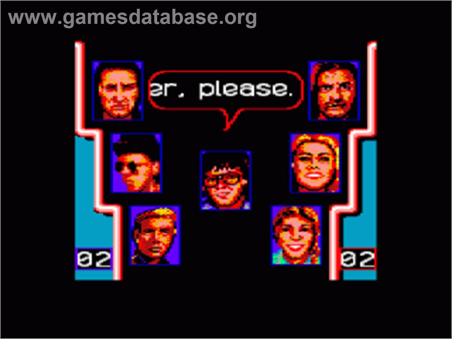 Mike Read's Computer Pop Quiz - Amstrad CPC - Artwork - In Game