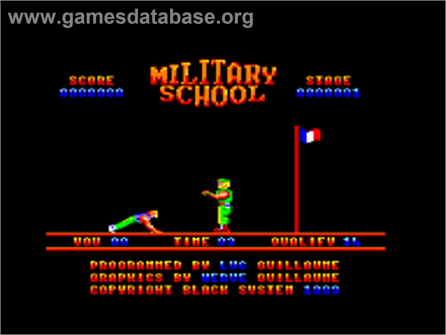Military School - Amstrad CPC - Artwork - In Game
