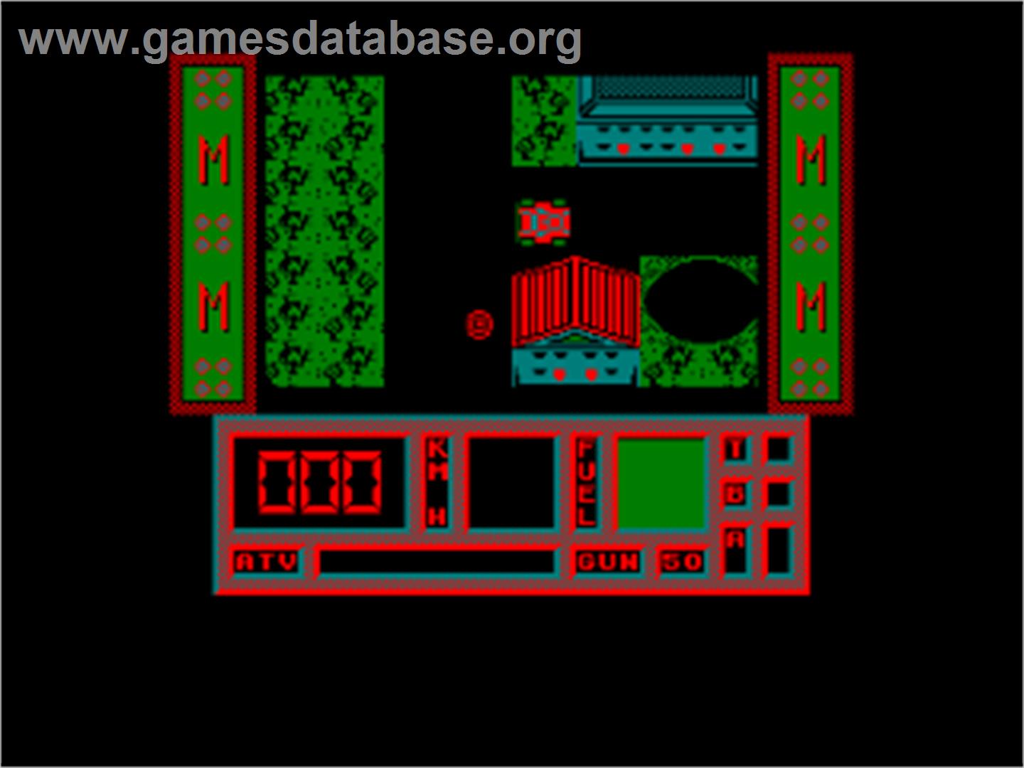 Motor Massacre - Amstrad CPC - Artwork - In Game
