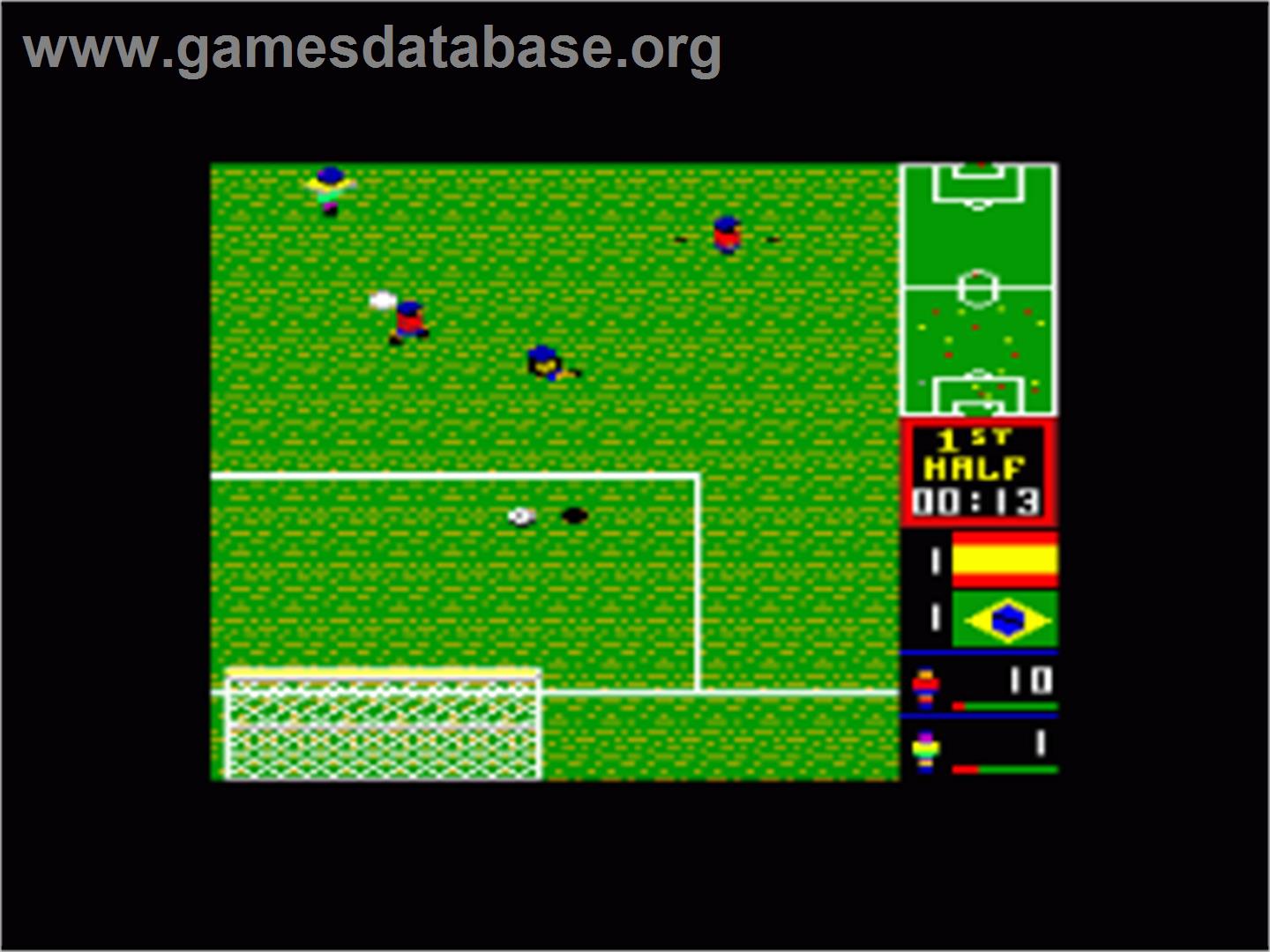 Mundial de Fútbol - Amstrad CPC - Artwork - In Game