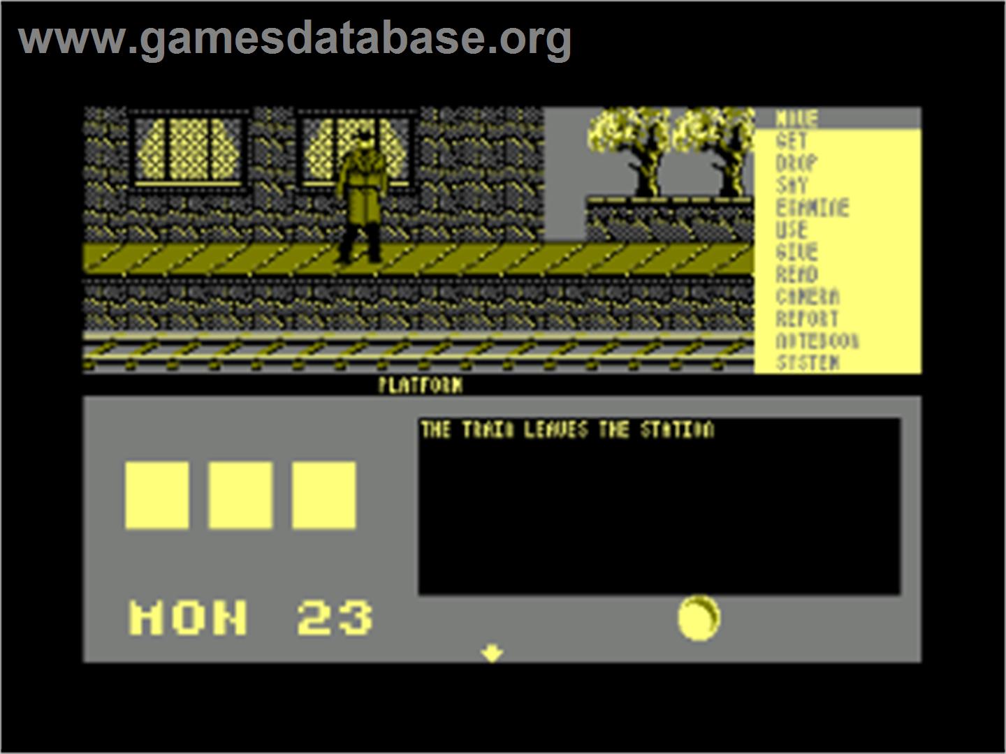 Mystery Of Arkham Manor, The - Amstrad CPC - Artwork - In Game