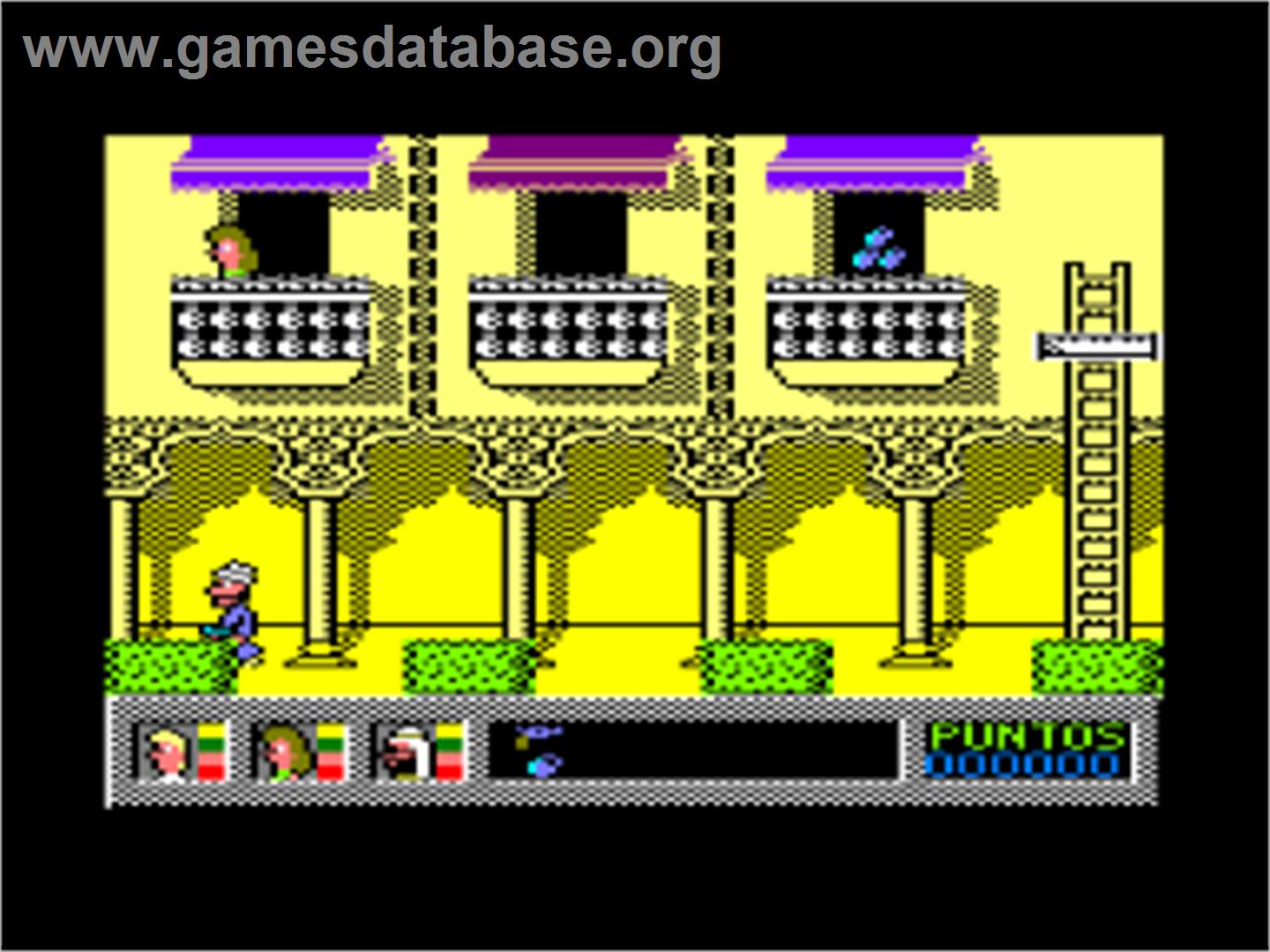 Mystery Of The Nile, The - Amstrad CPC - Artwork - In Game