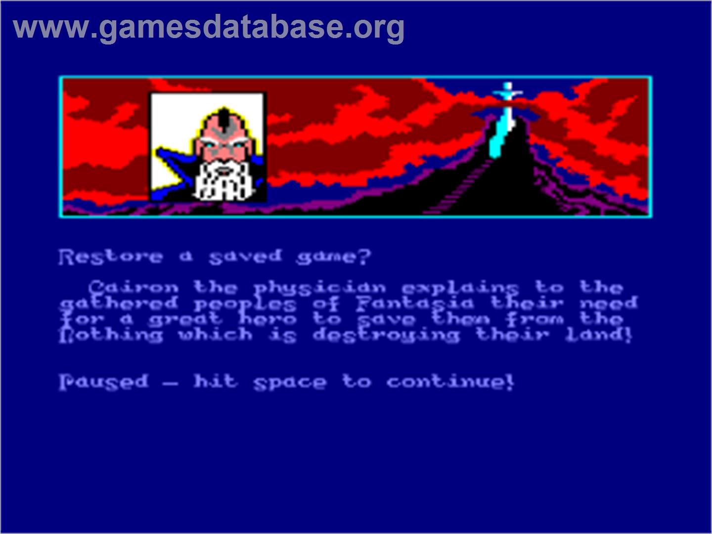 Neverending Story, The - Amstrad CPC - Artwork - In Game