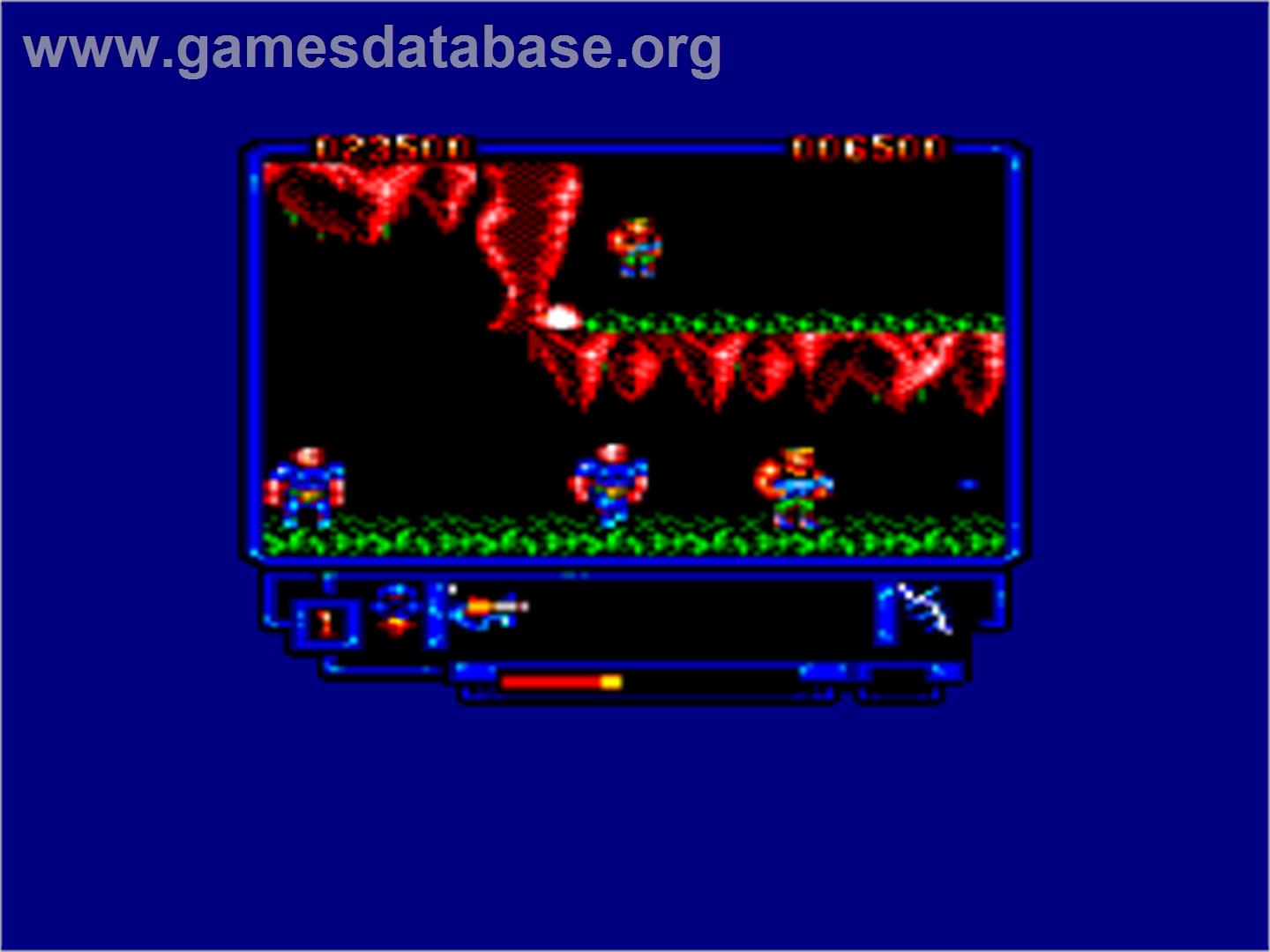 Ninja Warriors, The - Amstrad CPC - Artwork - In Game