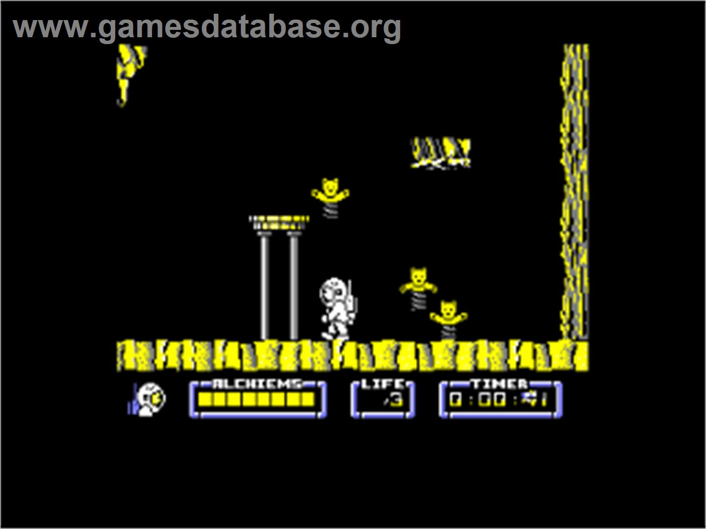 Nodes of Yesod - Amstrad CPC - Artwork - In Game
