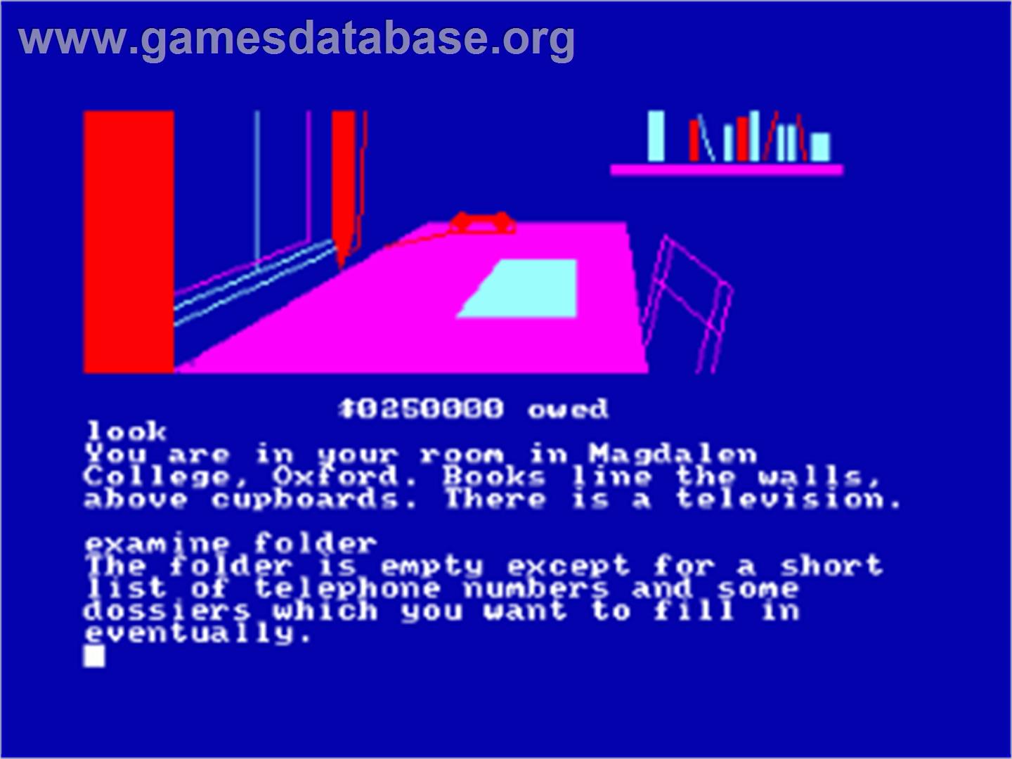 Not A Penny More, Not A Penny Less - Amstrad CPC - Artwork - In Game