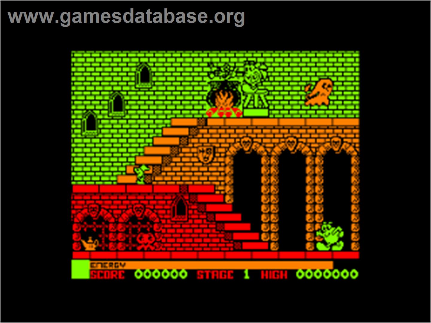 Olli & Lissa: The Ghost of Shilmore Castle - Amstrad CPC - Artwork - In Game