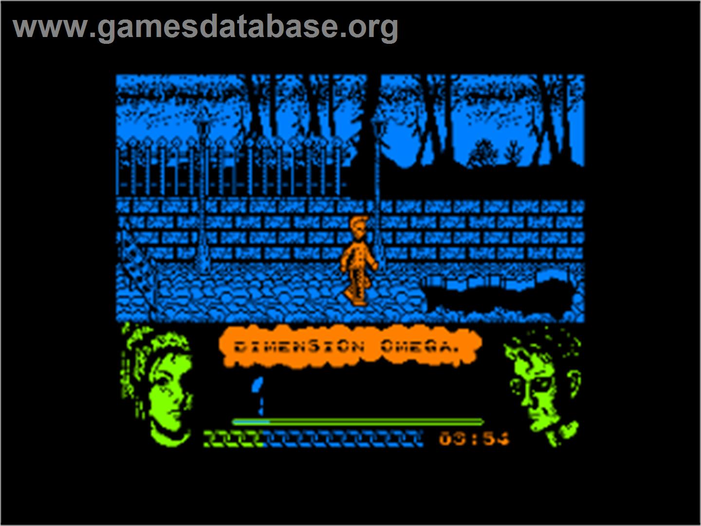 Omega Dimension - Amstrad CPC - Artwork - In Game