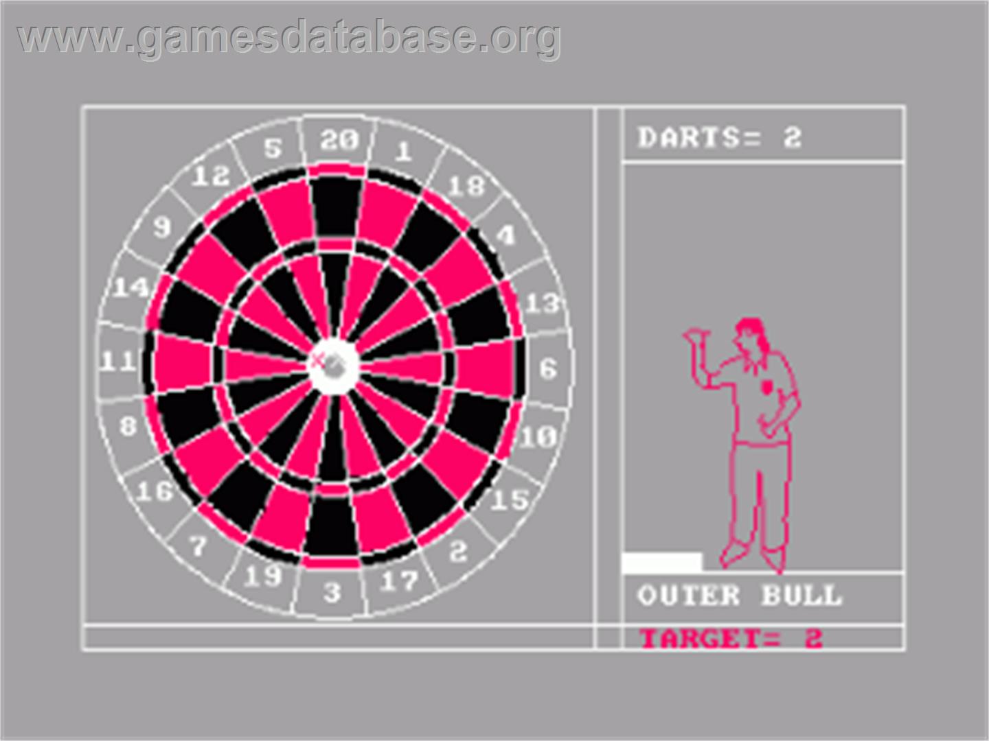 On The Oche - Amstrad CPC - Artwork - In Game
