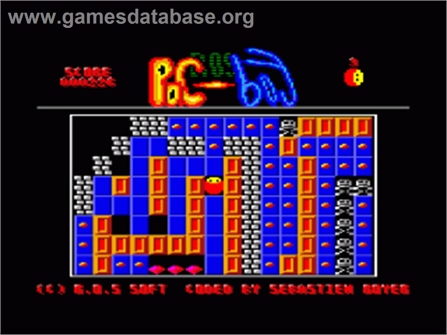 Pac-Boy - Amstrad CPC - Artwork - In Game