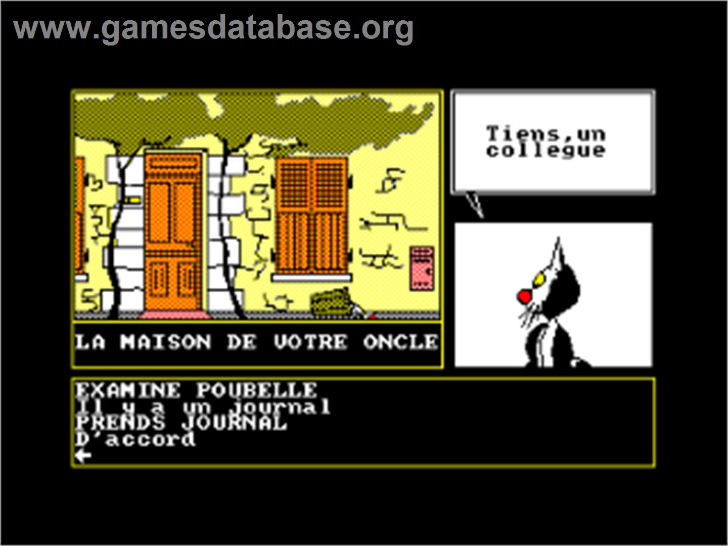 Passager Du Temps, Le - Amstrad CPC - Artwork - In Game